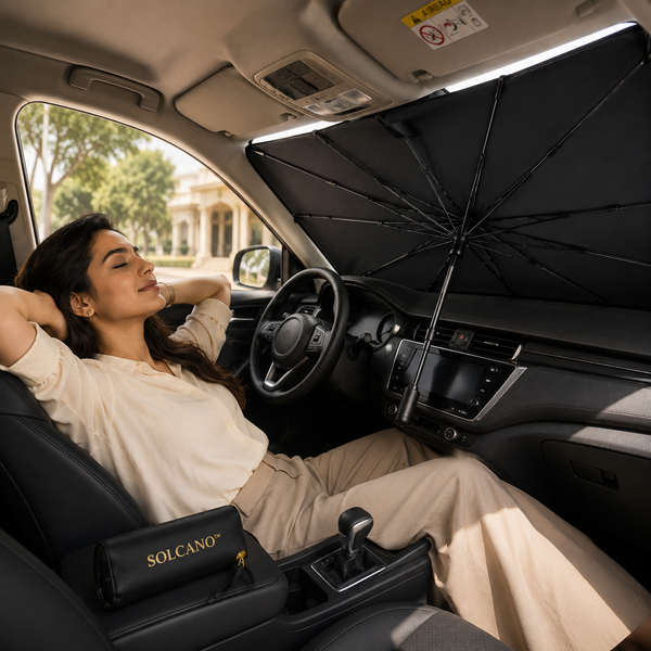 SOLCANO™ | Premium Windshield Sunshade Umbrella