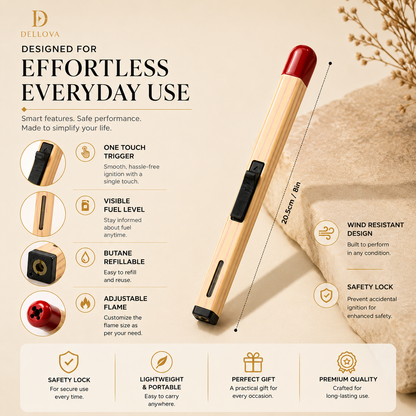 FLICK™ | Refillable Matchstick Utility Lighter
