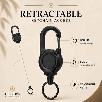 TUKRO™ | Retractable Steel Keychain