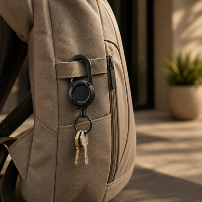 TUKRO™ | Retractable Steel Keychain