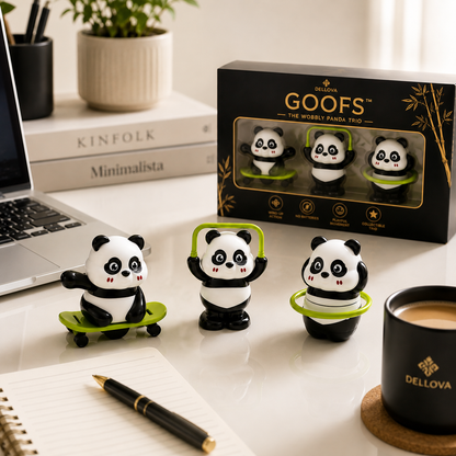 GOOFS™ | The Wobbly Panda Trio