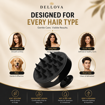 Scalpure™ | Silicone Scalp Massage Brush