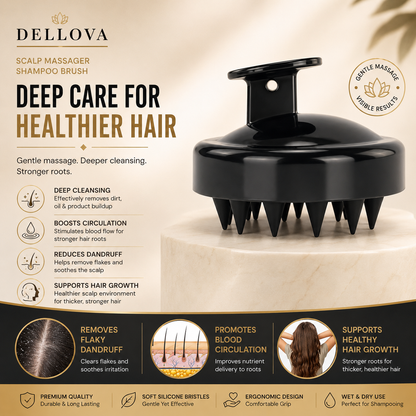 Scalpure™ | Silicone Scalp Massage Brush
