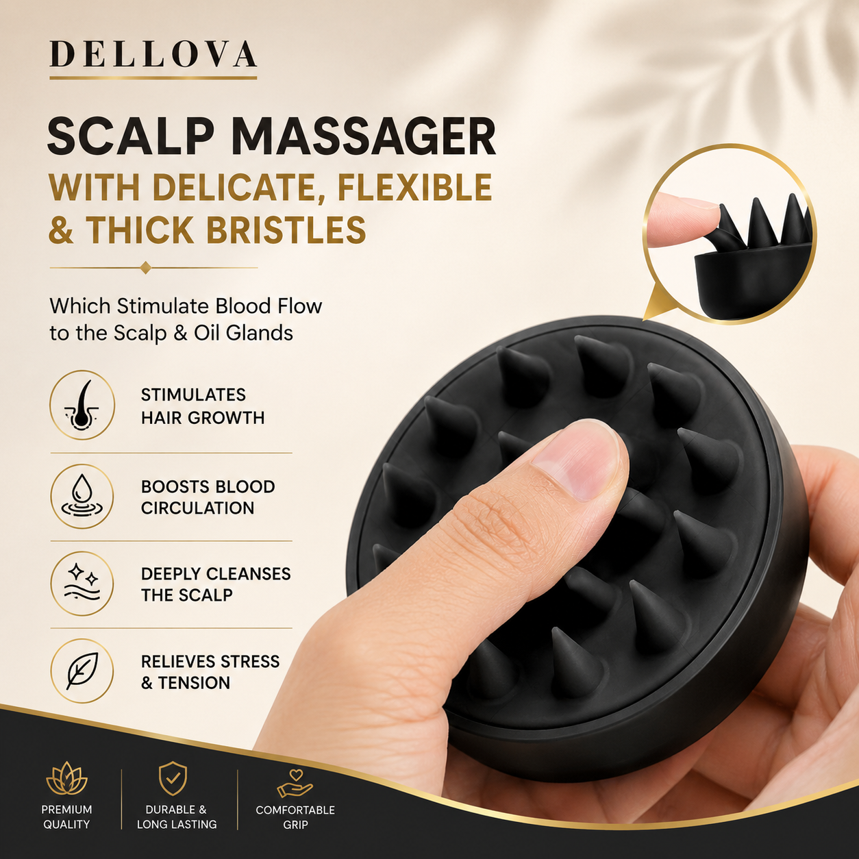 Scalpure™ | Silicone Scalp Massage Brush