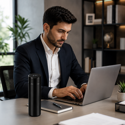 Thermora™ | Smart Temperature Display Vacuum Bottle