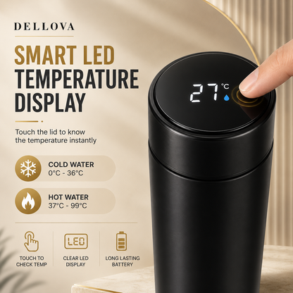 Thermora™ | Smart Temperature Display Vacuum Bottle