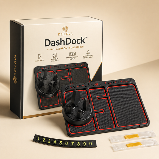 DashDock™ | 4-in-1 Dashboard Organizer