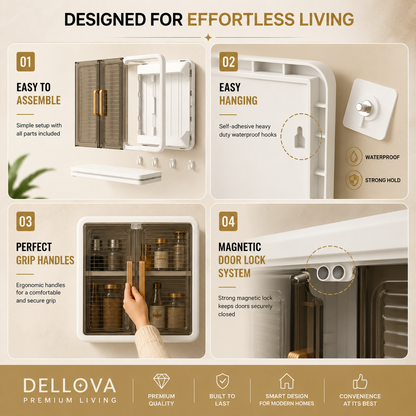 Noro™ | Premium Wall Mounted Storage Cabinet