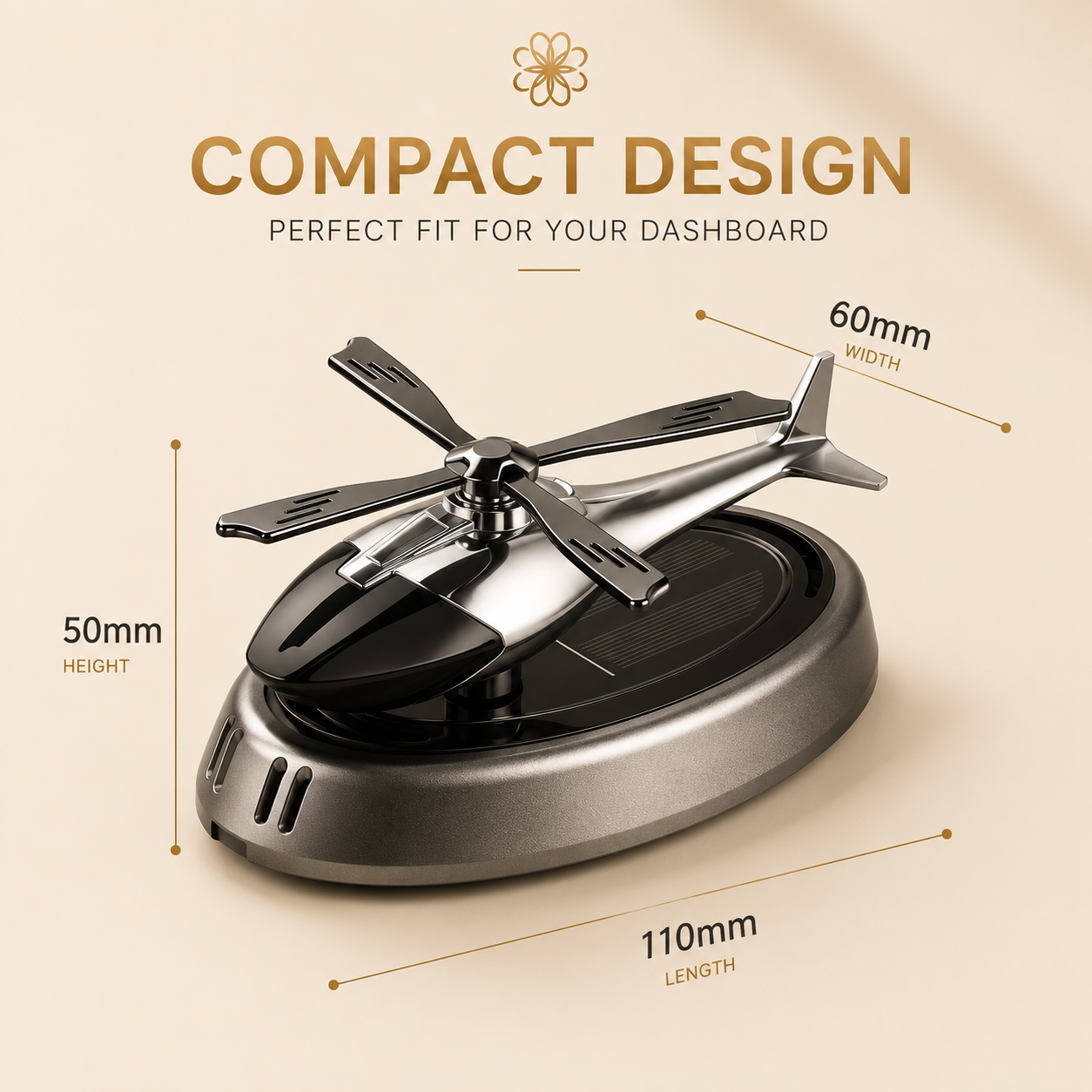 HELIO™ | Luxury Solar Dashboard Aroma Diffuser