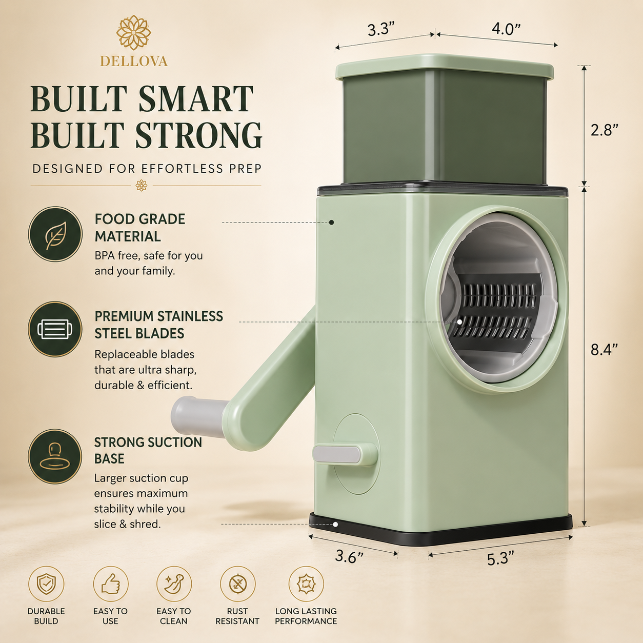 GRATA™ | Premium Rotary Kitchen Prep System