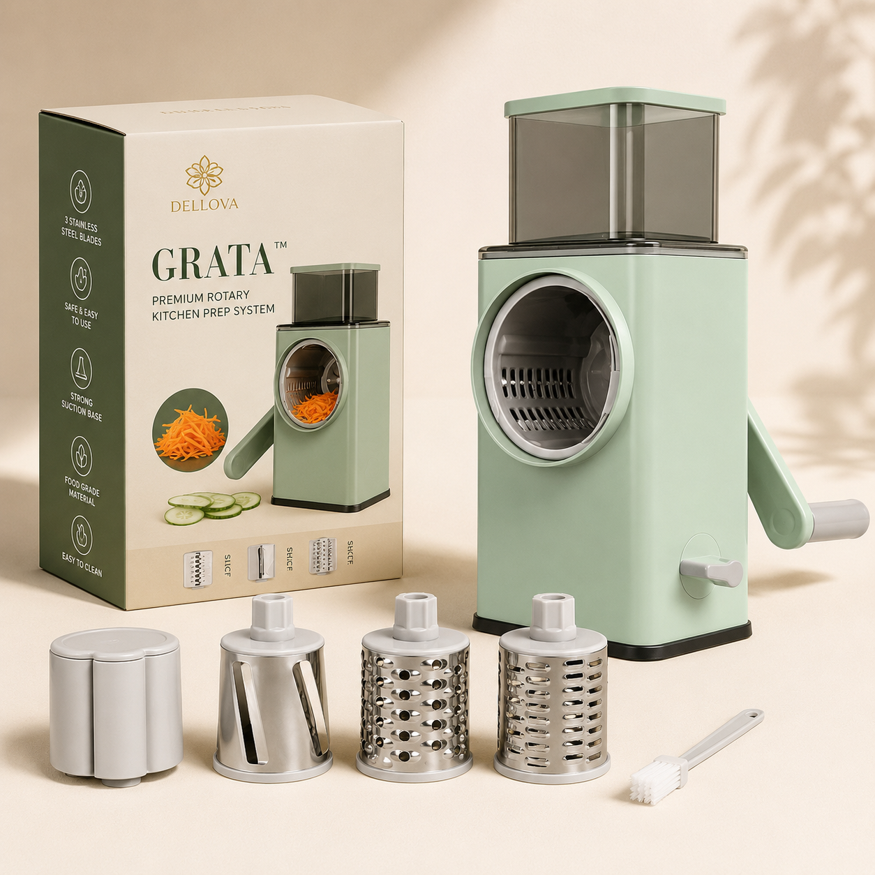 GRATA™ | Premium Rotary Kitchen Prep System