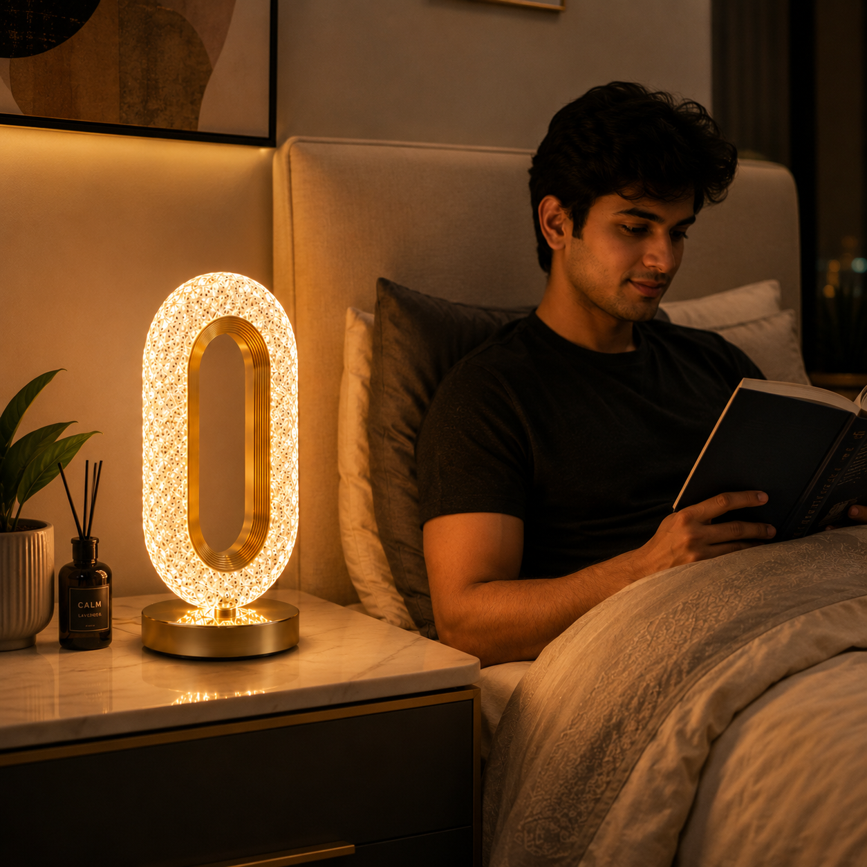 HALO™ | Crystal Ambient Table Lamp