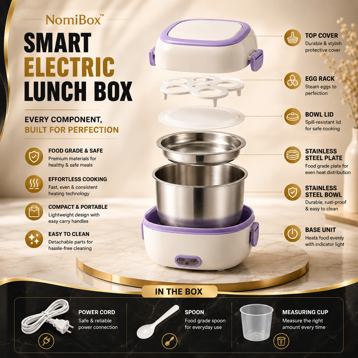 NomiBox™ | Premium Electric Lunch Box
