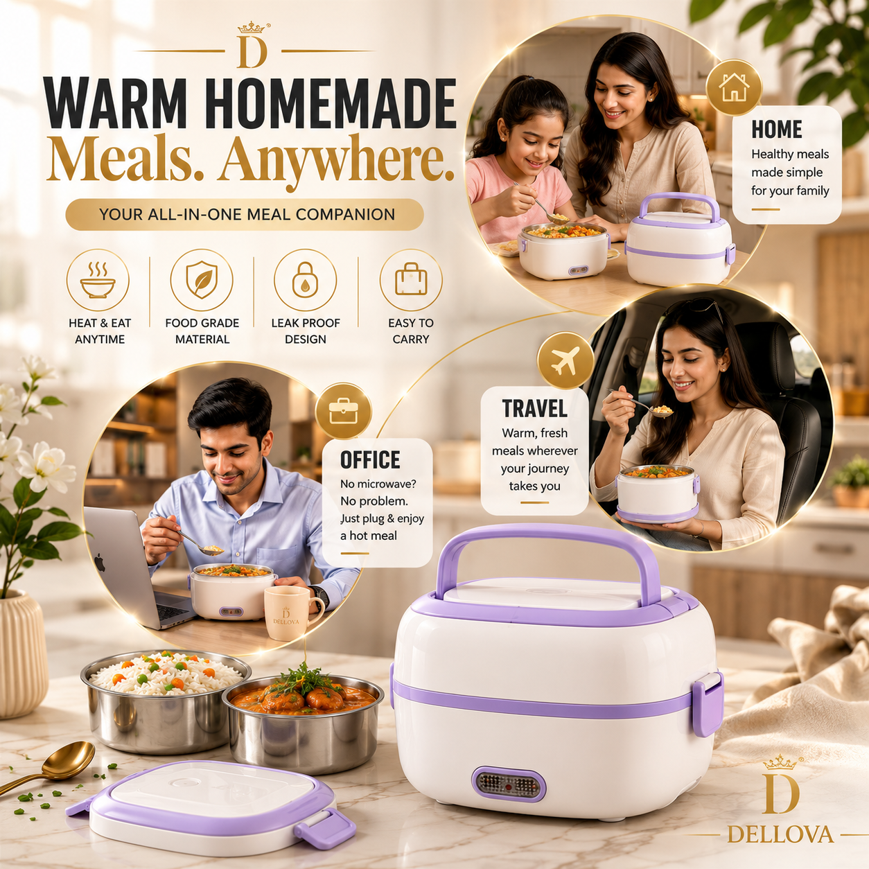 NomiBox™ | Premium Electric Lunch Box