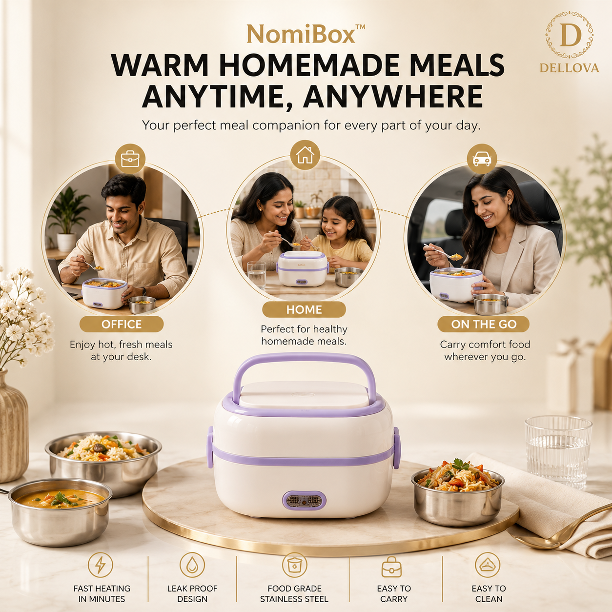 NomiBox™ | Premium Electric Lunch Box