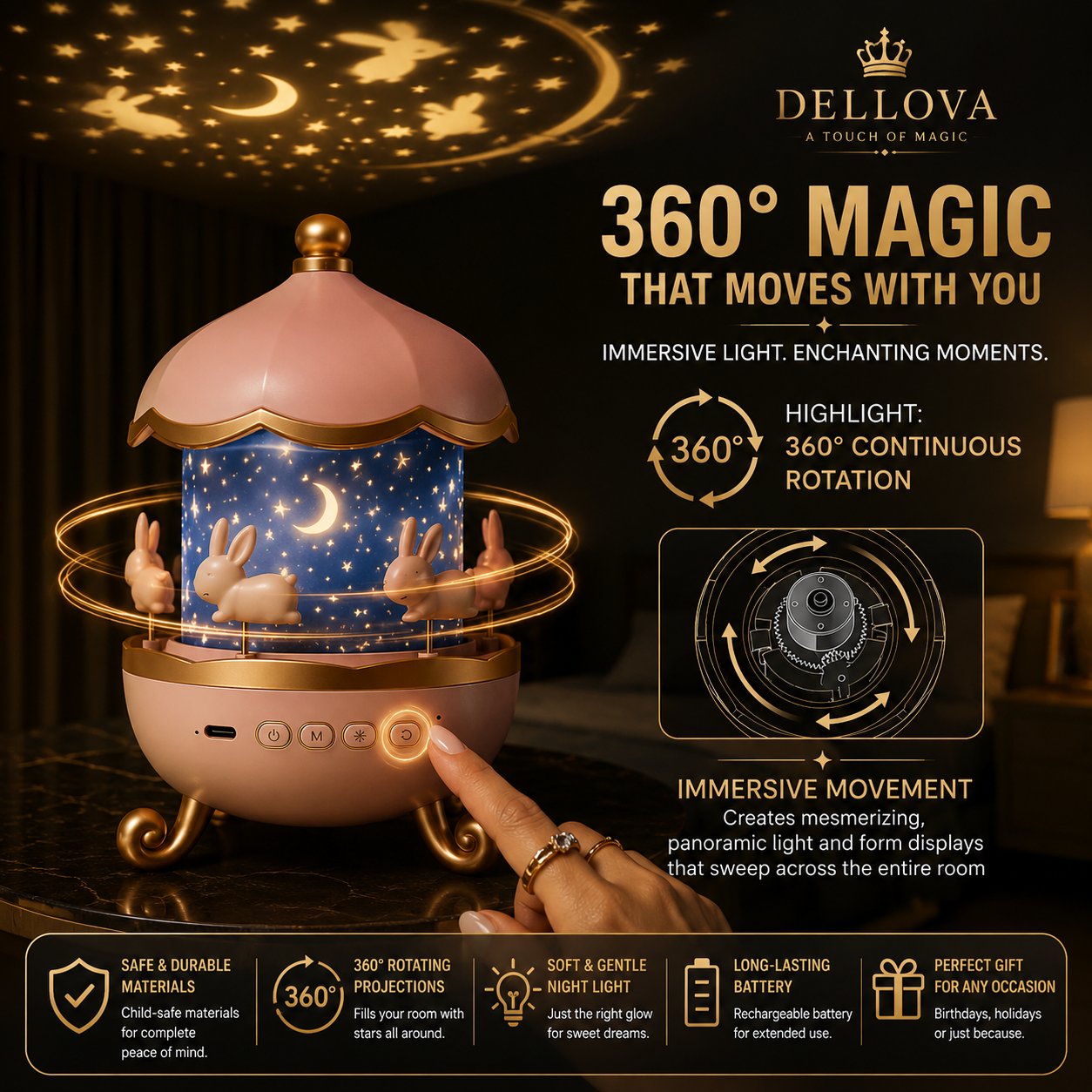 COSMO™ | Galaxy Projection Lamp