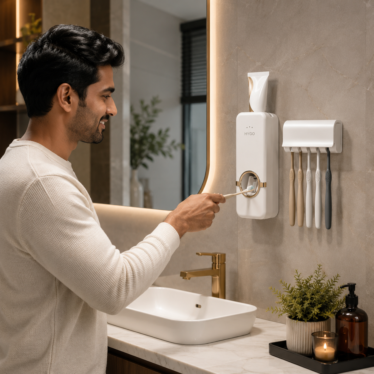 HYGO™ | Automatic Toothpaste Dispenser Set