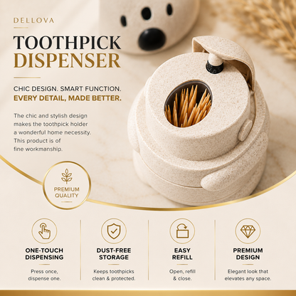 MOKU™ | One-Touch Automatic Toothpick Dispenser