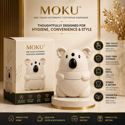 MOKU™ | One-Touch Automatic Toothpick Dispenser
