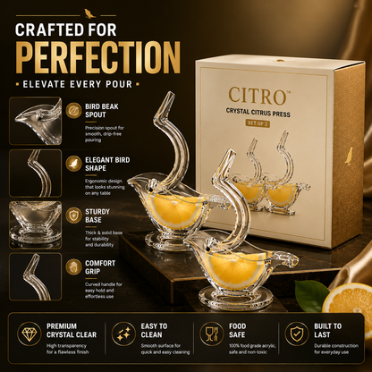 CITRO™ | Crystal Citrus Press (Set of 2)