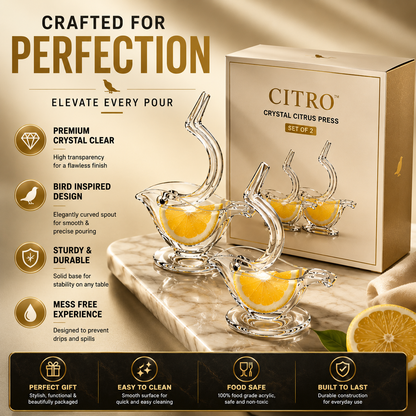 CITRO™ | Crystal Citrus Press (Set of 2)
