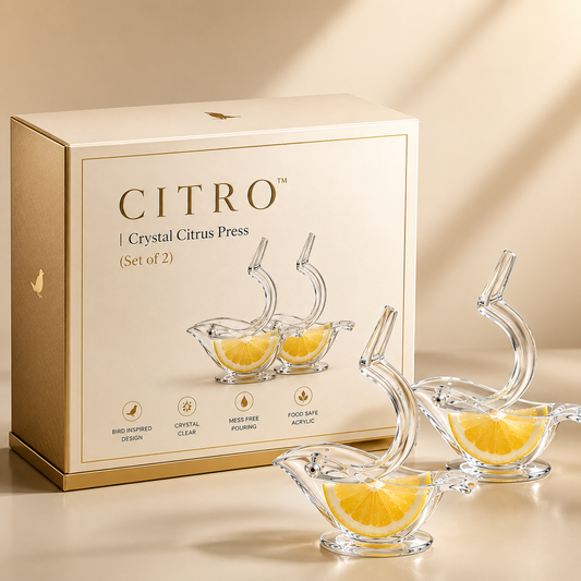 CITRO™ | Crystal Citrus Press (Set of 2)