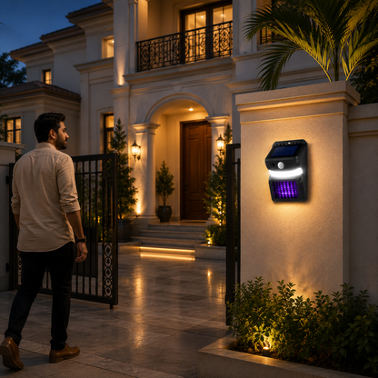 VIGLO™ | Solar Motion Sensor Mosquito Killer Wall Light