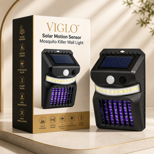 VIGLO™ | Solar Motion Sensor Mosquito Killer Wall Light