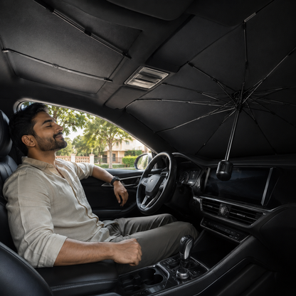 SOLCANO™ | Premium Windshield Sunshade Umbrella