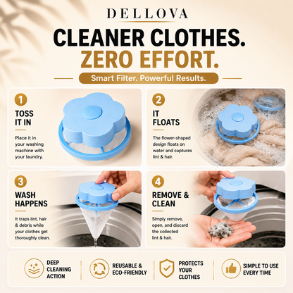 Linto™ | Floating Lint & Hair Catcher