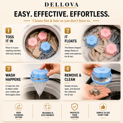 Linto™ | Floating Lint & Hair Catcher