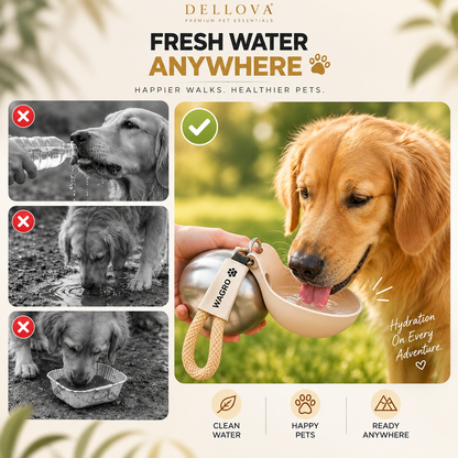 WAGRO™ | Premium Foldable Pet Travel Bottle