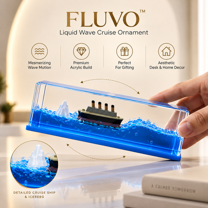 FLUVO™ | Liquid Wave Cruise Ornament