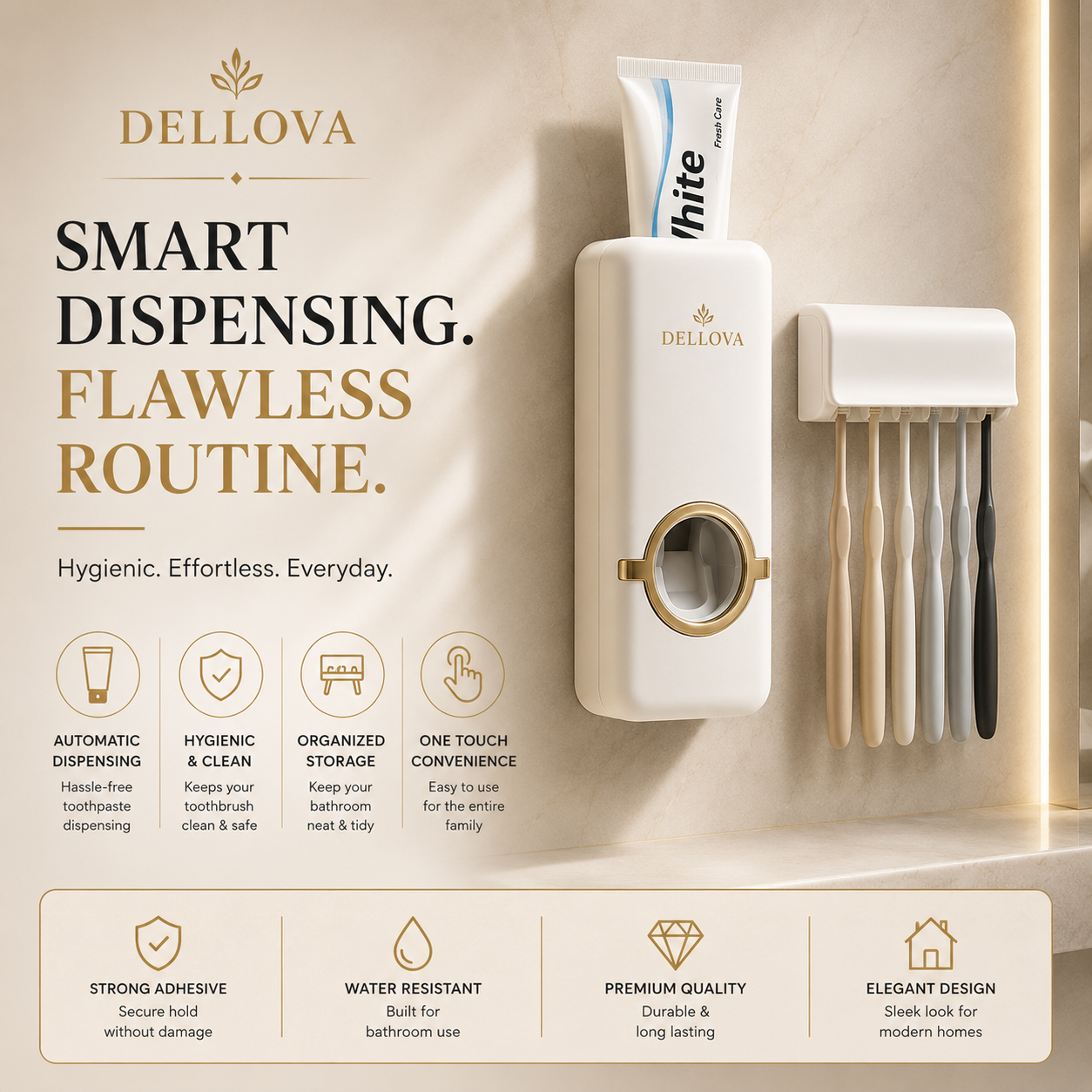 HYGO™ | Automatic Toothpaste Dispenser Set