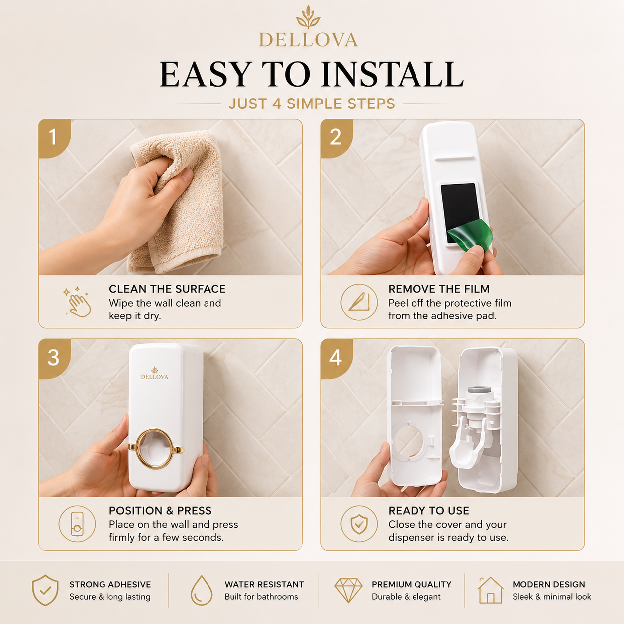 HYGO™ | Automatic Toothpaste Dispenser Set